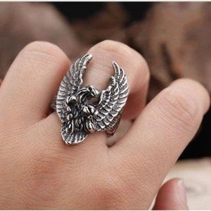 Ring ~ American Eagle ~ Antique Silver ~ For Him